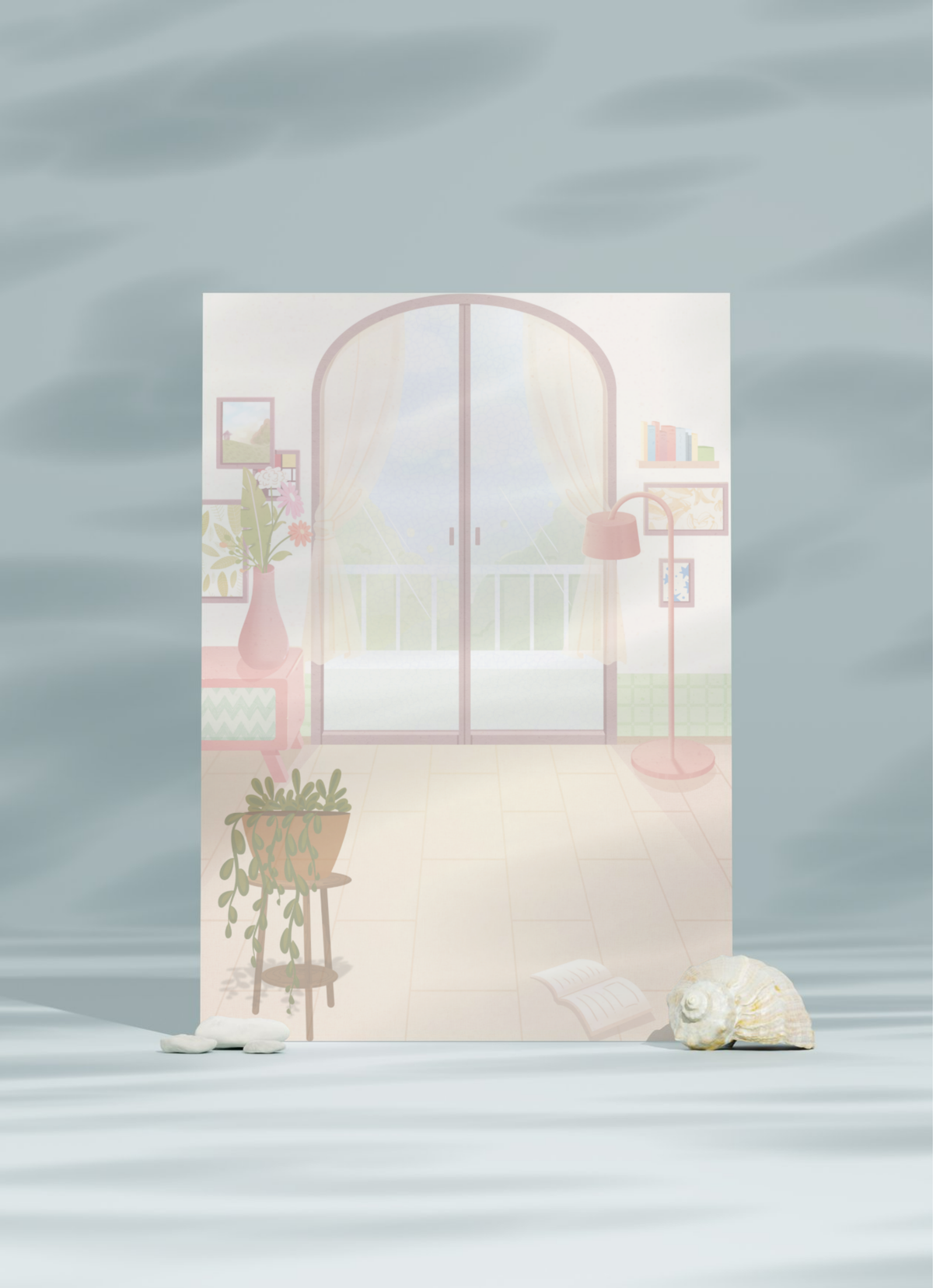 Cozy Reading Room Tear-Away Notepad