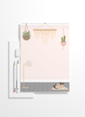 Boho Cat Tear-Away Notepad