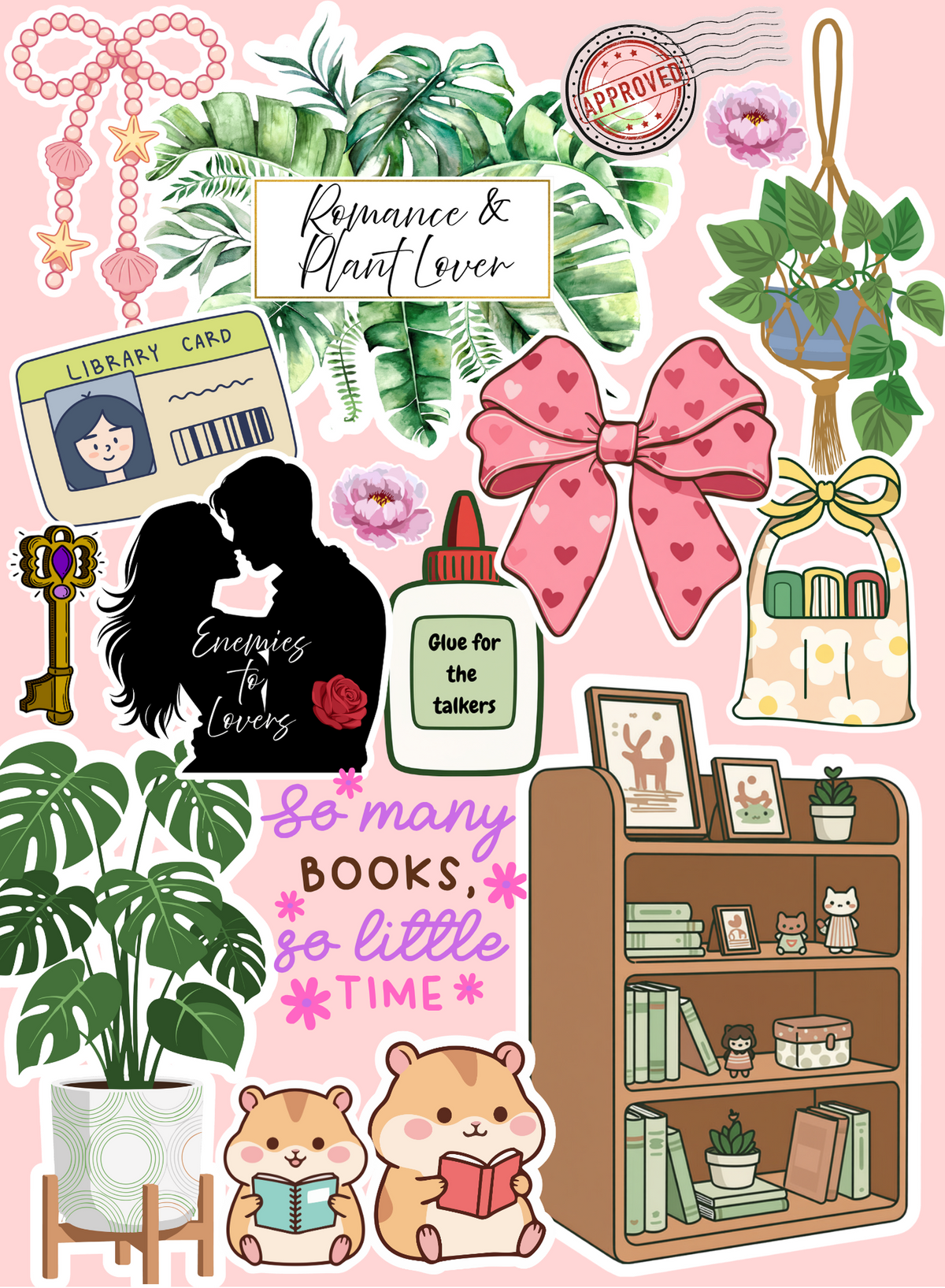 Romance & Plant Lover Kindle Insert – Digital Download