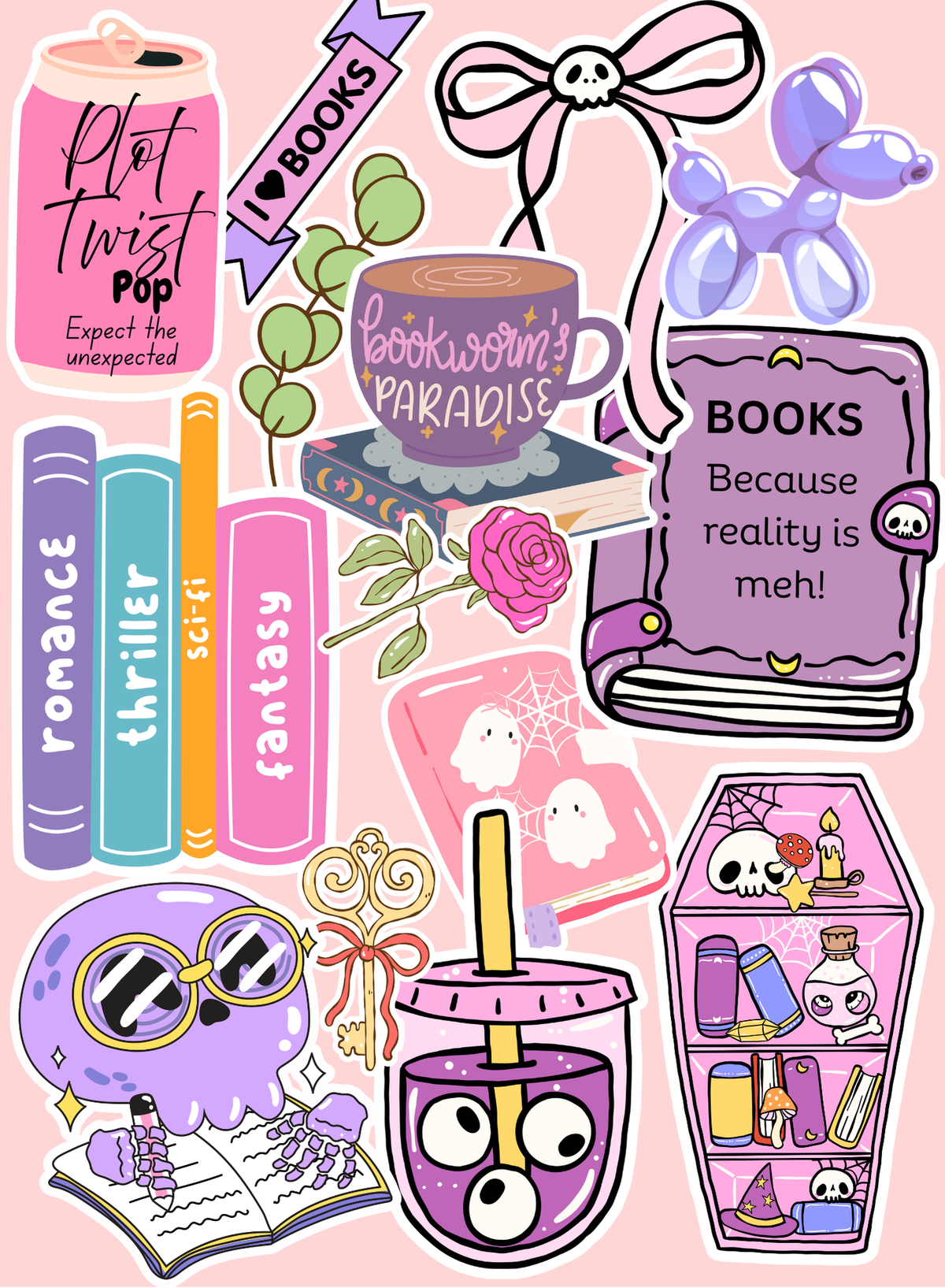 Plot Twist Pop Kindle Insert – Digital Download