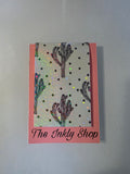 Cactus Polka Dot Magnetic Bookmark — Holographic