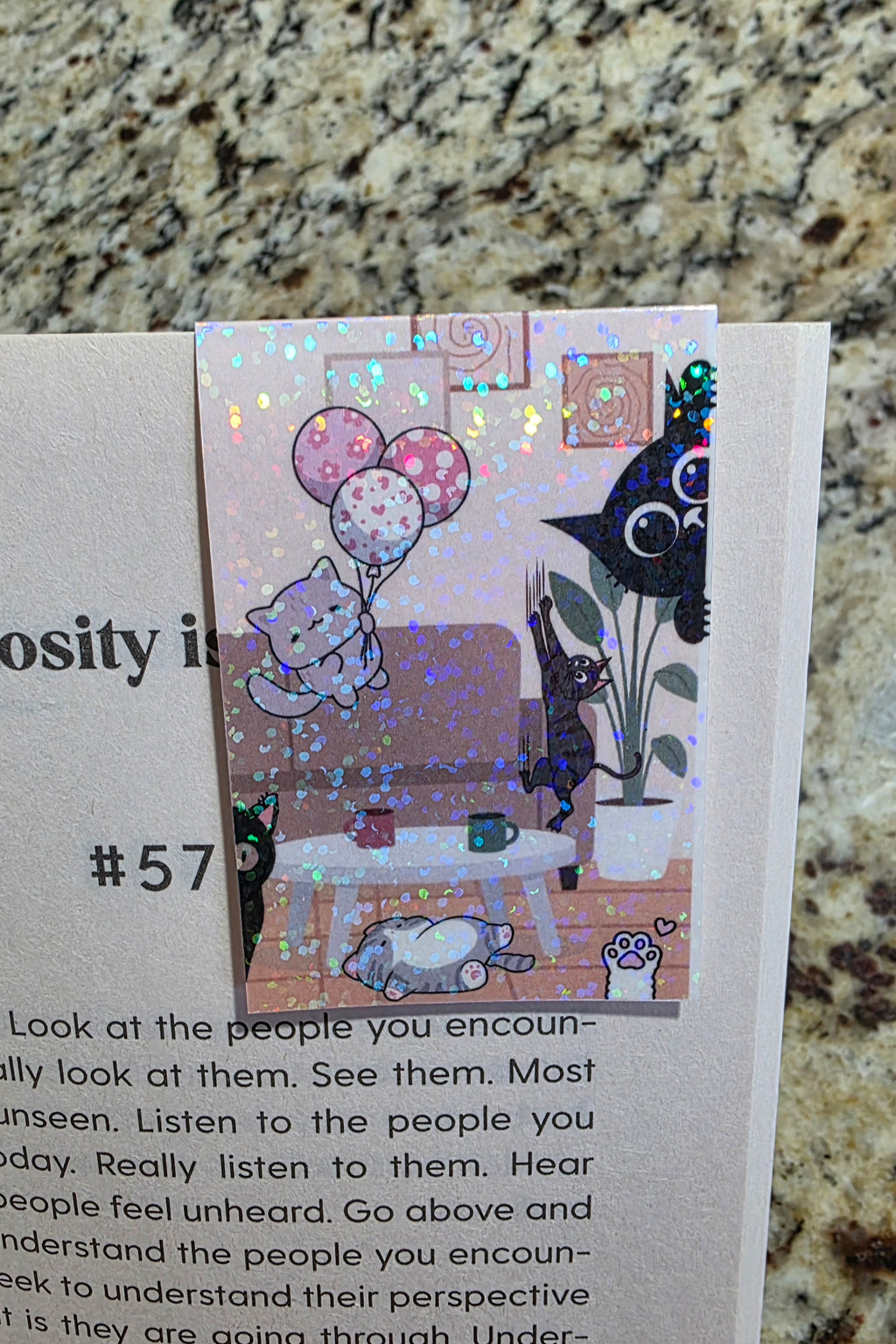 Fun & Quirky Magnetic Bookmark Set — Holographic | 3 Pack
