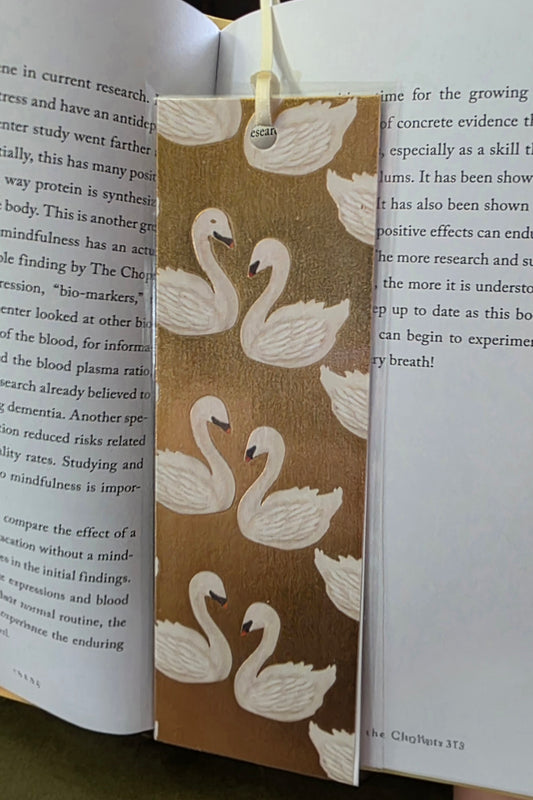 Gold Swan Bookmark