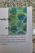 Monstera Leaves Magnetic Bookmark — Holographic