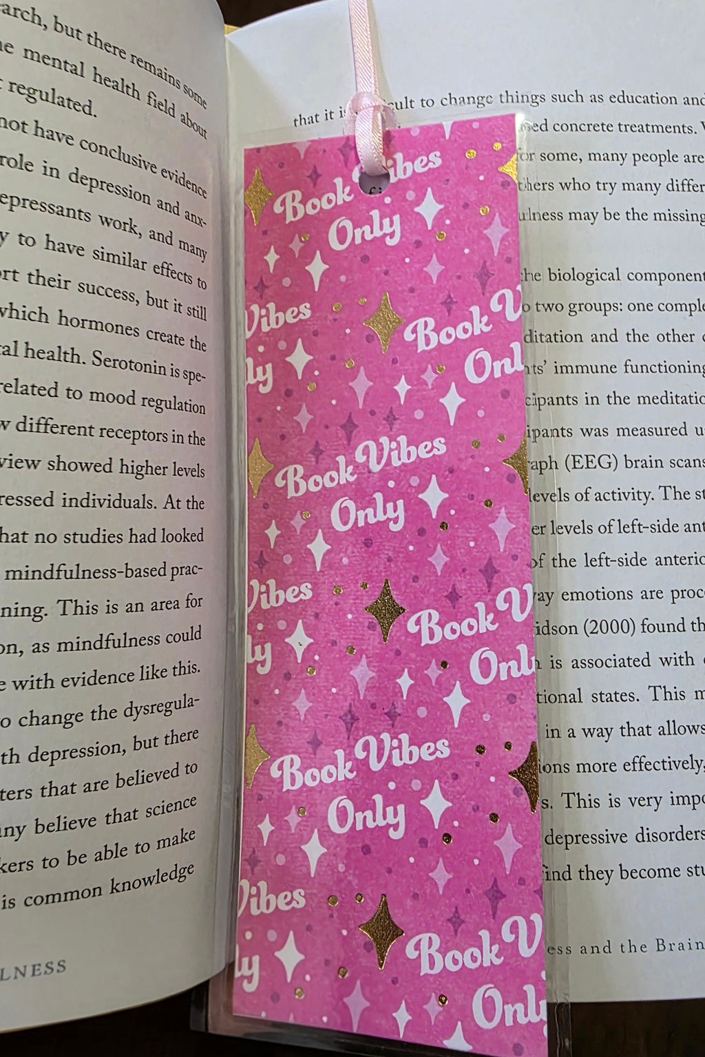 Book Vibes Only Bookmark