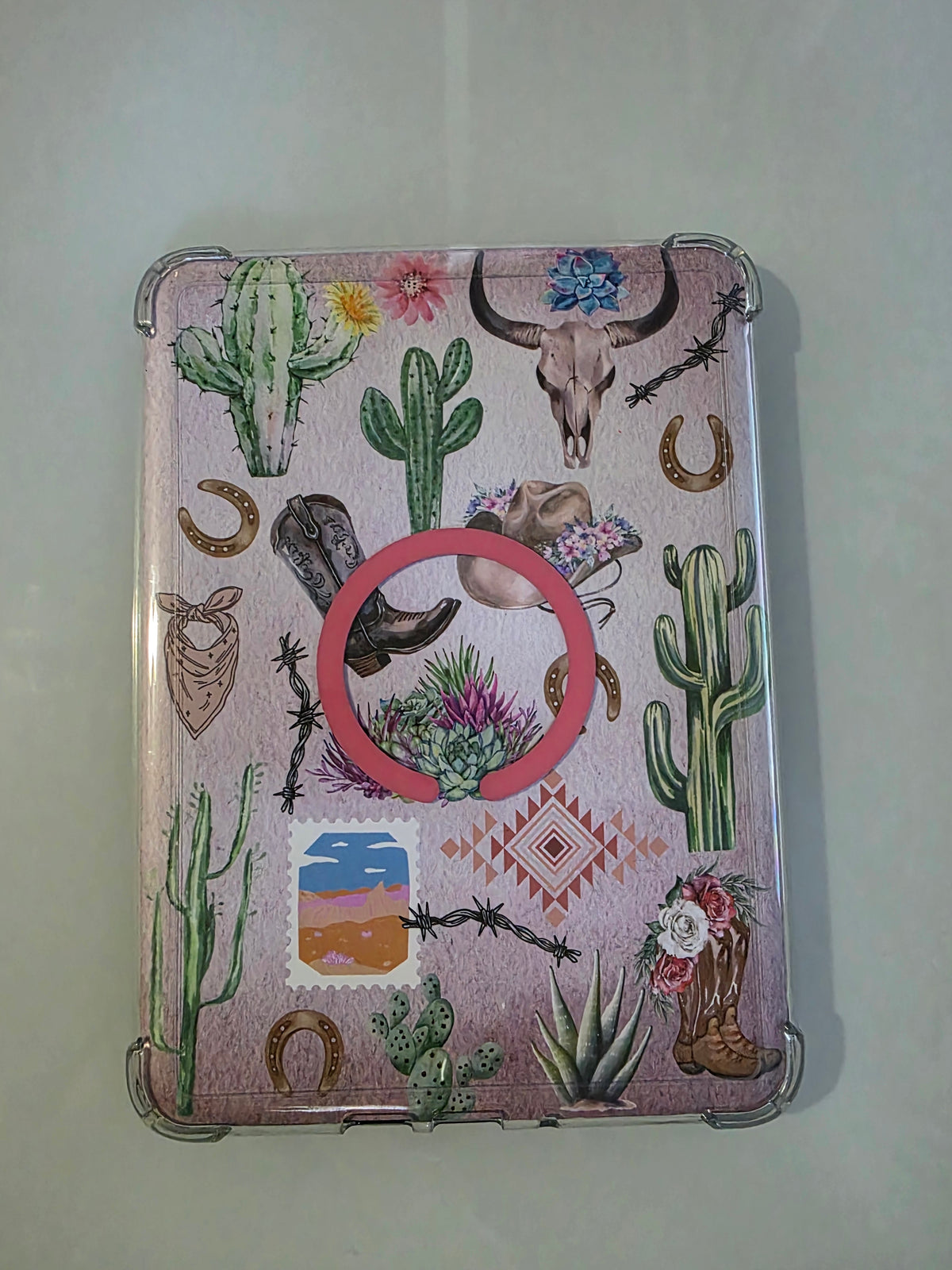Western Boho Kindle Insert – Pink – Digital Download