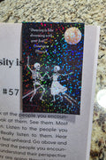 Dancing Skeletons Magnetic Bookmark — Holographic