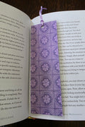 Purple Floral Tile Bookmark