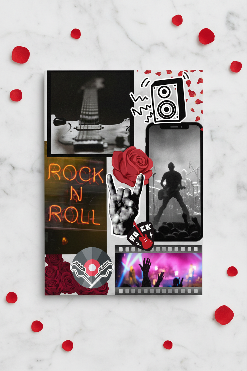 Rock N Roll Kindle Insert – Printable Preview
