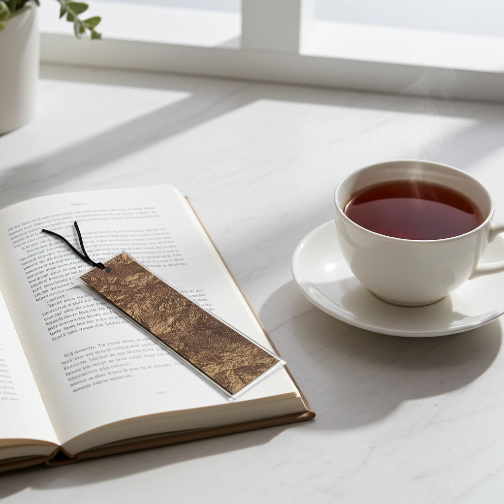 Gold Foil Texture Bookmark